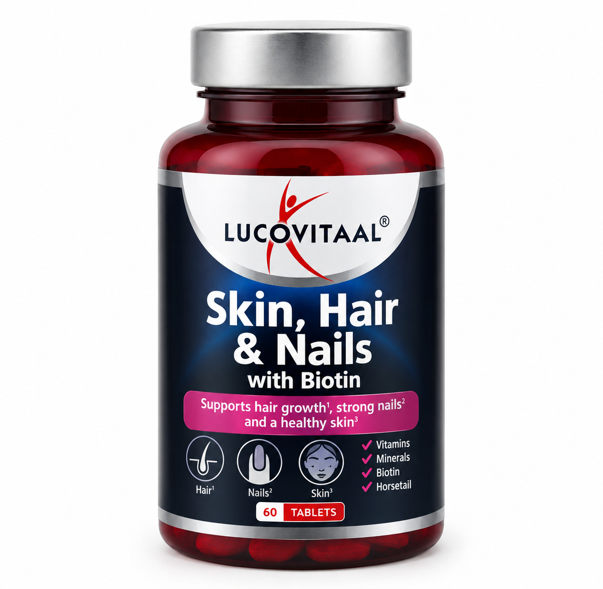Lucovitaal Huid Haar & Nagels – 60 tabletten